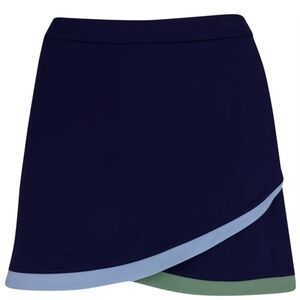 RLX Golf Ladies RLX Golf Dry Wick Interlock Wrap Petal Hemline Contrast Trim